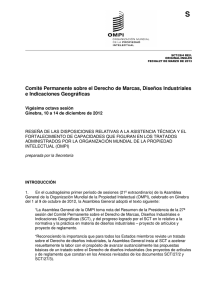 S Comité Permanente sobre el Derecho de Marcas, Diseños Industriales