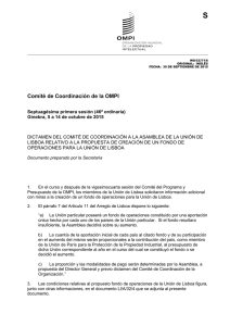 S Comité de Coordinación de la OMPI