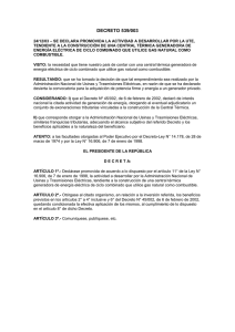 Decreto N°539-03 del 24-12-03