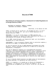 Decreto Nº 67.000 del 18-02-00