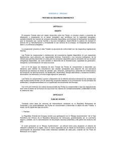 Ley 18.871 - Tratado de seguridad energética Venezuela-Uruguay. 06-08-2007