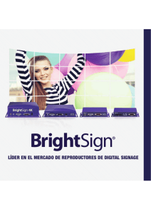 BrightSign folleto