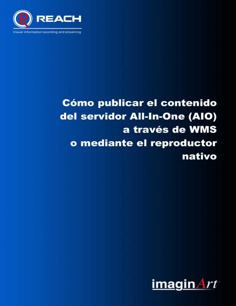 Servidor All-In-One - Guia De Publicaci N De Contenido - Espa Ol (pdf ...