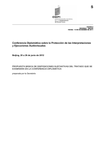 S Conferencia Diplomática sobre la Protección de las Interpretaciones y Ejecuciones Audiovisuales