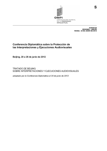 S Conferencia Diplomática sobre la Protección de las Interpretaciones y Ejecuciones Audiovisuales