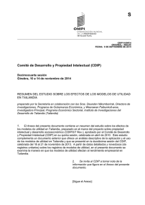 S Comité de Desarrollo y Propiedad Intelectual (CDIP) Decimocuarta sesión