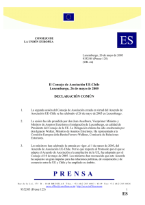 II Consejo de Asociación UE-Chile