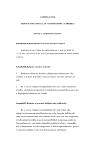 CAPÍTULO UNO  DISPOSICIONES INICIALES Y DEFINICIONES GENERALES Sección A - Disposiciones Iniciales