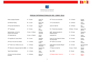 Feiras Internacionais do Libro 2016