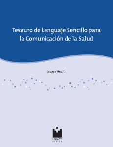 Spanish Plain Language Thesaurus