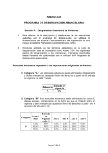 ANEXO 3.04  PROGRAMA DE DESGRAVACIÓN ARANCELARIA