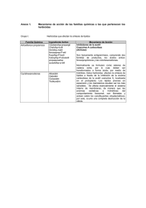 Mechanism of action from herbicides