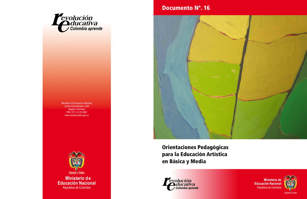 Guia 16 Orientaciones Pedagógicas Para La Educacion Artistica