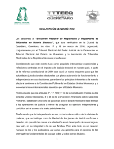 Declaracion Queretaro