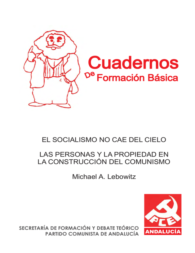 Cuaderno El Socialismo No Cae Del Cielo.pdf