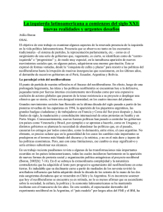 La izquierda latinoamericana a comienzos del siglo XXI.pdf