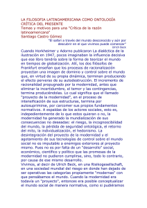 LA FILOSOFIA LATINOAMERICANA COMO ONTOLOGiA CRiTICA DEL PRES.pdf