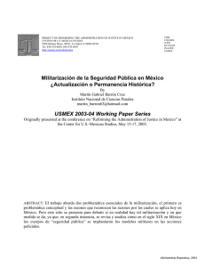 Militarizacion de la Seguridad Publica en Mexico.pdf