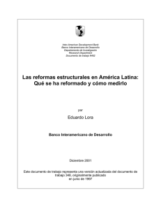 Reformas estructurales en Latinoamerica 2001.pdf