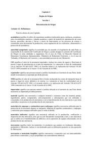 Capítulo 4  Reglas de Origen Sección 1