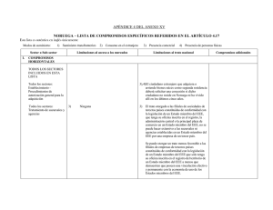 Compromisos Espec ficos de Noruega