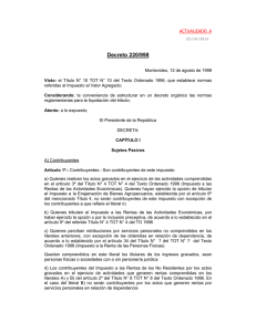 Decreto Nº 220 del año 1998