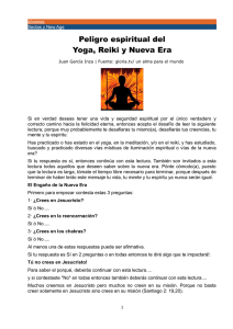 199- SECTAS Peligros del yoga, reiki y nueva era -Juan García Inza