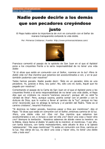 232- CATEQUESIS Justos y pecadores www.primeroscristianos.com