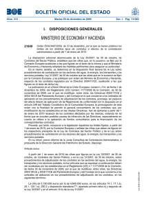 BOLETÍN OFICIAL DEL ESTADO MINISTERIO DE ECONOMÍA Y HACIENDA 21049