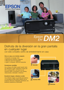DM2 Epson EH Disfruta de la diversión en la gran pantalla