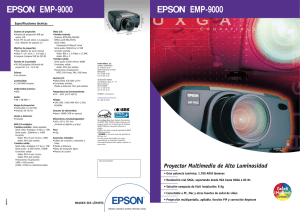 EMP-9000 Especificaciones técnicas