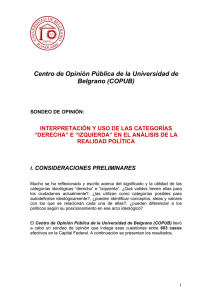 Centro de Opinión Pública de la Universidad de Belgrano (COPUB)