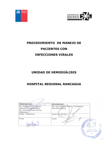 APD 1.3 PROCEDIMIENTO DE MANEJO DE INFECCIONES VIRALES HRR V0 2011
