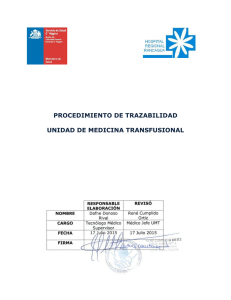 APTr 1.3 APDs 1.2 Procedimiento de Trazabilidad en HRR V5-2015