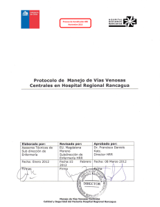 GCL 1.2.5 Manejo de Vias venosas centrales HRR V0-2012
