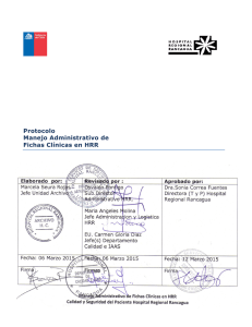 REG 1.1 1.4 Protocolo Manejo Administrativo de Fichas Clinicas HRR V4-2015