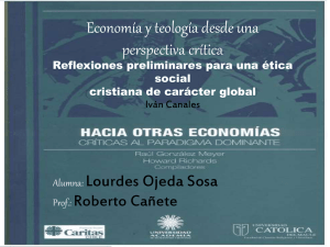 13 Economía y teología desde una perspectiva crítica Lourdes Ojeda