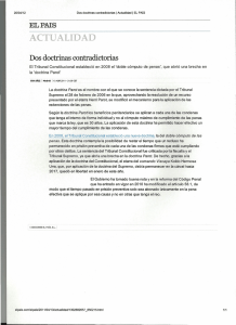 dos doctrinas contradictorias - lezione del 20 aprile 2012