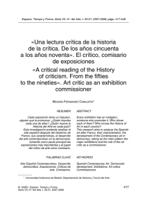 «Una lectura crítica de la historia