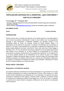 XXIV Congreso Argentino de la Ciencia del Suelo