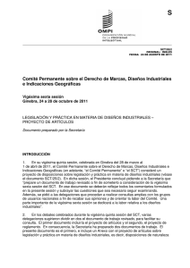 S Comité Permanente sobre el Derecho de Marcas, Diseños Industriales