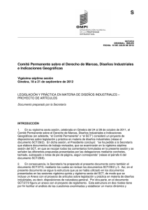 S Comité Permanente sobre el Derecho de Marcas, Diseños Industriales