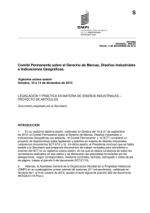 S Comité Permanente sobre el Derecho de Marcas, Diseños Industriales