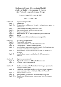 Reglamento Común del Arreglo de Madrid