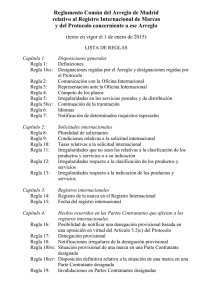 Reglamento Común del Arreglo de Madrid