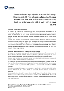 Convocatoria para la participación en el stand de Uruguay - 27