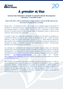 Camuzzi Gas Pampeana completó la segunda edición del programa
