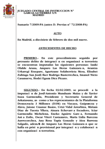 Documento: Auto de suspensión de Askatasuna (PDF)