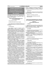 Lineamientos de Transparencia en la gesti n de las Empresas bajo el mbito de FONAFE vigentes hasta el 31/12/2013