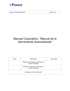 Manual de la Herramienta Automatizada
